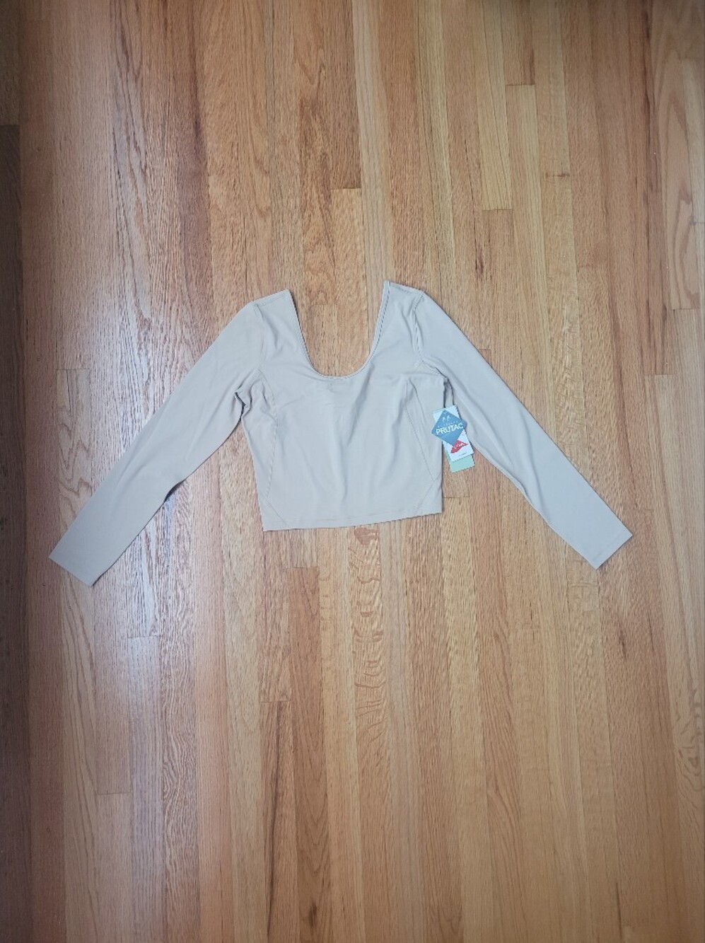 Long Sleeve Crop Top (Lycra&Nylon)